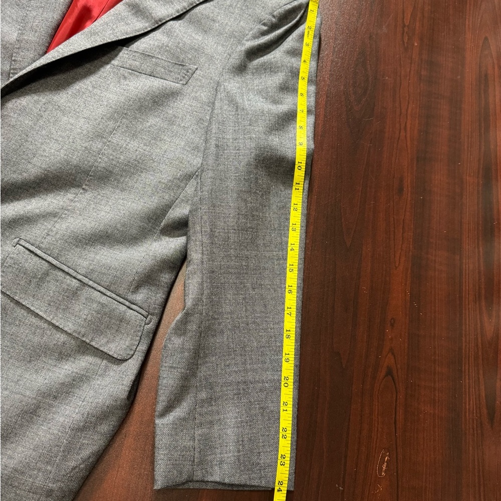 Suit Supply REDA Sienna Gray men’s suit size 46S. - Picture 12 of 16